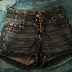 Dark Jean shorts
